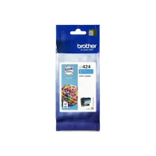Inktcartridge Brother LC-424C blauw Inktcartridge Brother LC-424C blauw
