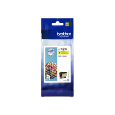 Inktcartridge Brother LC-424Y geel Inktcartridge Brother LC-424Y geel