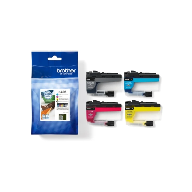 Inktcartridge Brother LC-426VAL zwart + 3 kleuren