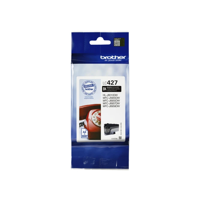 Inktcartridge Brother LC-427BK zwart