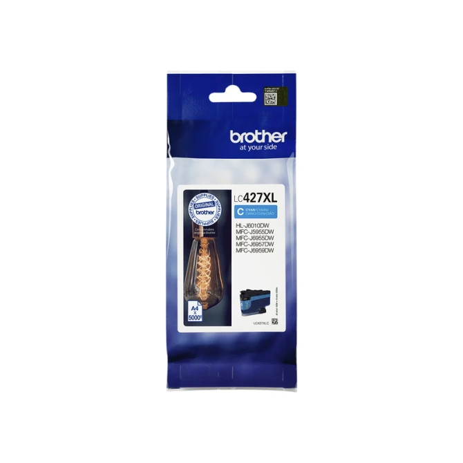 Inktcartridge Brother LC-427XLC blauw