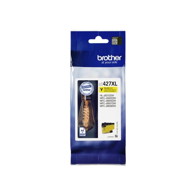 Inktcartridge Brother LC-427XLY geel