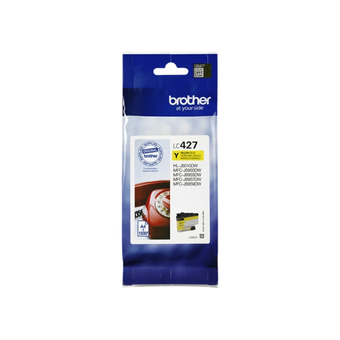 Inktcartridge Brother LC-427Y geel