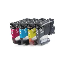 Inktcartridge Brother LC-521 zwart + 3 kleuren Inktcartridge Brother LC-521 zwart + 3 kleuren