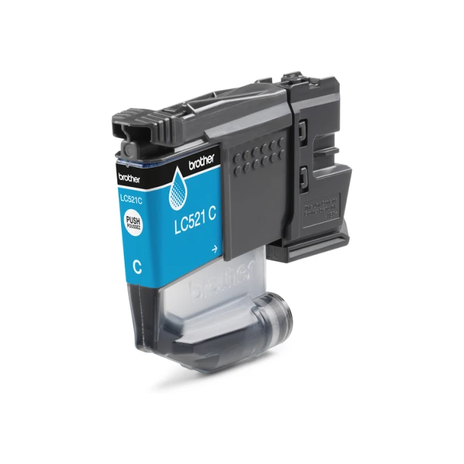 Inktcartridge Brother LC-521C blauw
