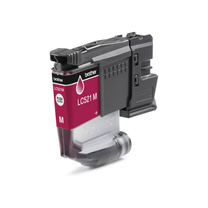 Inktcartridge Brother LC-521M rood