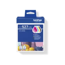 Inktcartridge Brother LC-527 zwart + 3 kleuren Inktcartridge Brother LC-527 zwart + 3 kleuren