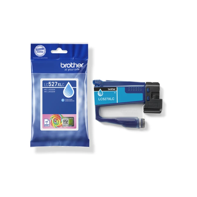 Inktcartridge Brother LC-527XLC blauw