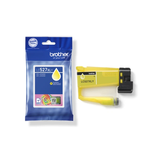 Inktcartridge Brother LC-527XLY geel