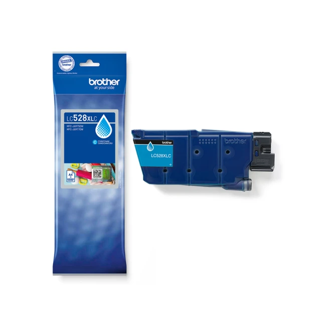 Inktcartridge Brother LC-528XLC blauw