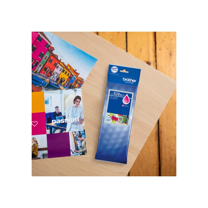 Inktcartridge Brother LC-528XLM rood