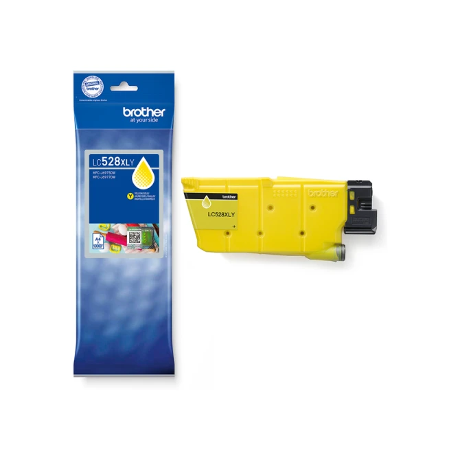 Inktcartridge Brother LC-528XLY geel