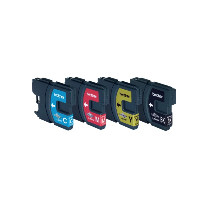 Inktcartridge Brother LC-980VALBP zwart + 3 kleuren