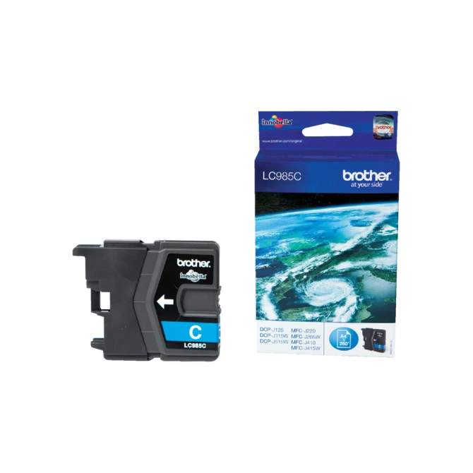 Inktcartridge Brother LC-985C blauw
