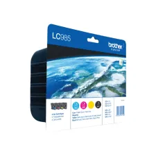 Inktcartridge Brother LC-985VALBP zwart + 3 kleuren