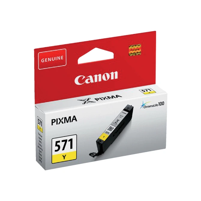 Inktcartridge Canon CLI-571 geel