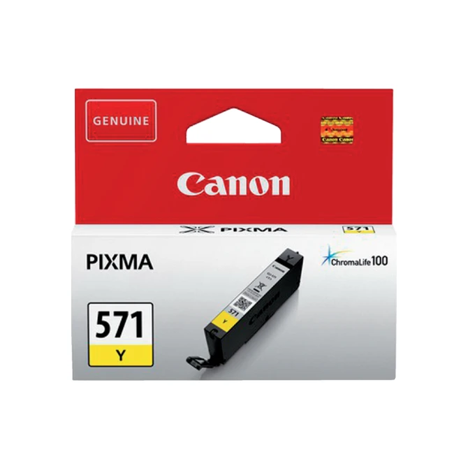 Inktcartridge Canon CLI-571 geel