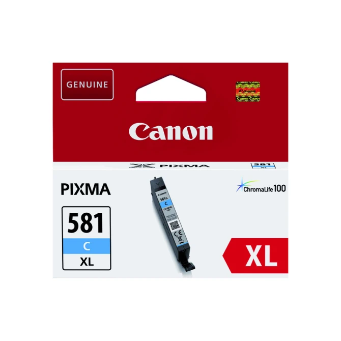 Inktcartridge Canon CLI-581XL blauw