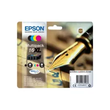 Inktcartridge Epson 16XL T1636 zwart + 3 kleuren Inktcartridge Epson 16XL T1636 zwart + 3 kleuren