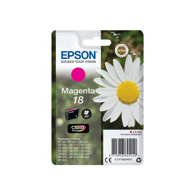 Inktcartridge Epson 18 T1803 rood