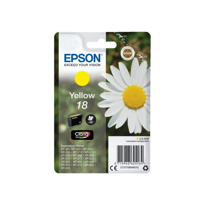 Inktcartridge Epson 18 T1804 geel
