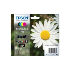 Inktcartridge Epson 18 T1806 zwart + 3 kleuren Inktcartridge Epson 18 T1806 zwart + 3 kleuren