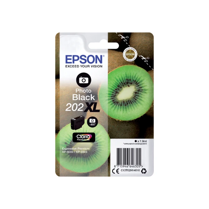 Inktcartridge Epson 202XL T02H14 foto zwart