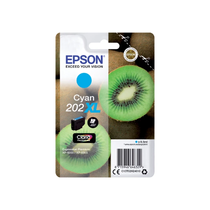 Inktcartridge Epson 202XL T02H24 blauw