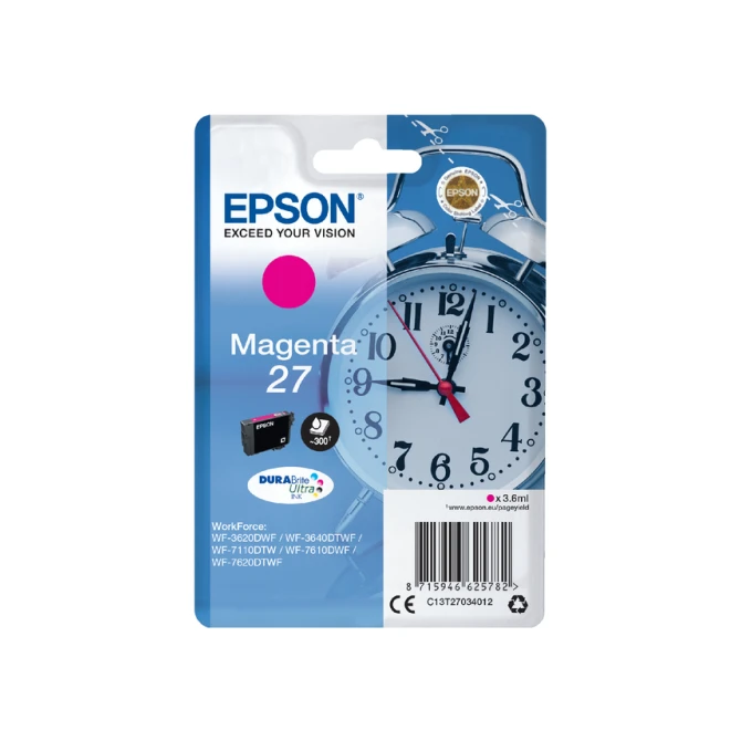 Inktcartridge Epson 27 T2703 rood
