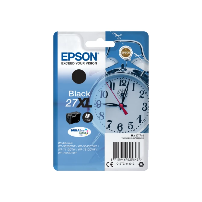 Inktcartridge Epson 27XL T2711 zwart