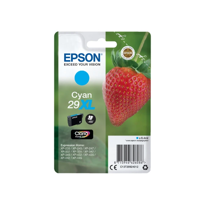 Inktcartridge Epson 29XL T2992 blauw