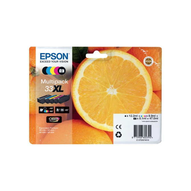 Inktcartridge Epson 33XL T3351 zwart