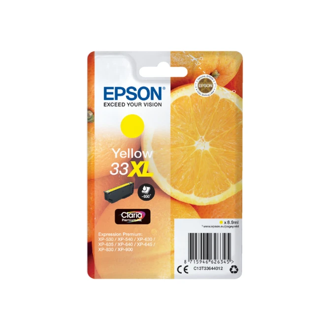 Inktcartridge Epson 33XL T3364 geel