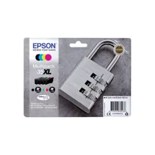 Inktcartridge Epson 35XL T3596 zwart + 3 kleuren