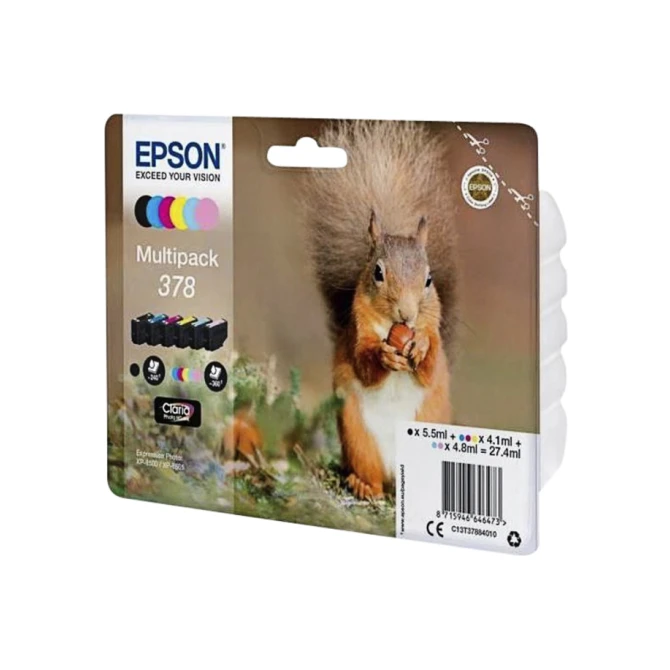 Inktcartridge Epson 378 T3798 6 kleuren