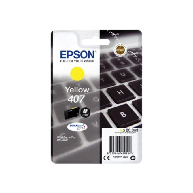 Inktcartridge Epson 407 T07U440 geel