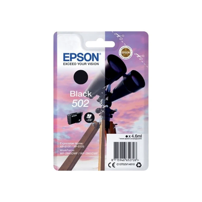 Inktcartridge Epson 502 T02V1 zwart