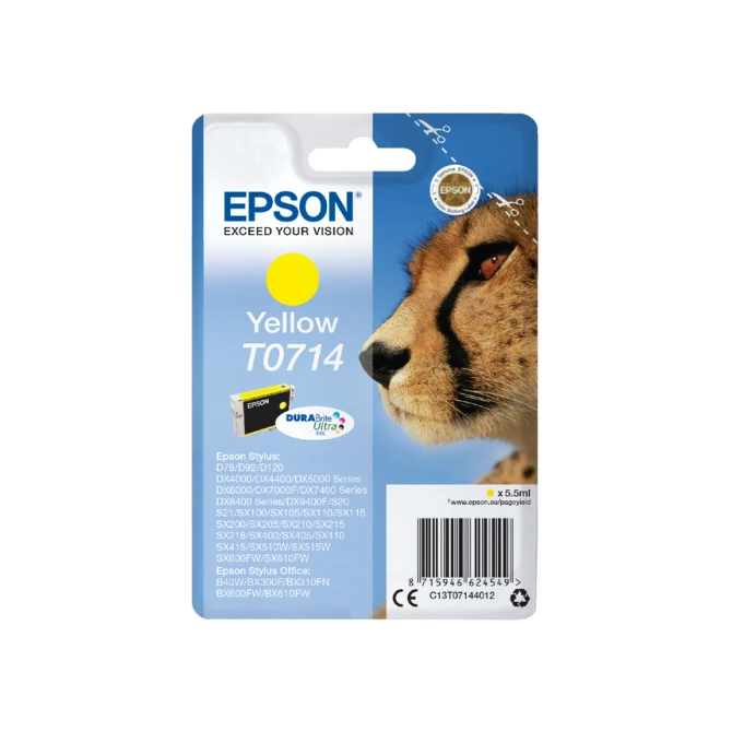 Inktcartridge Epson T0714 geel
