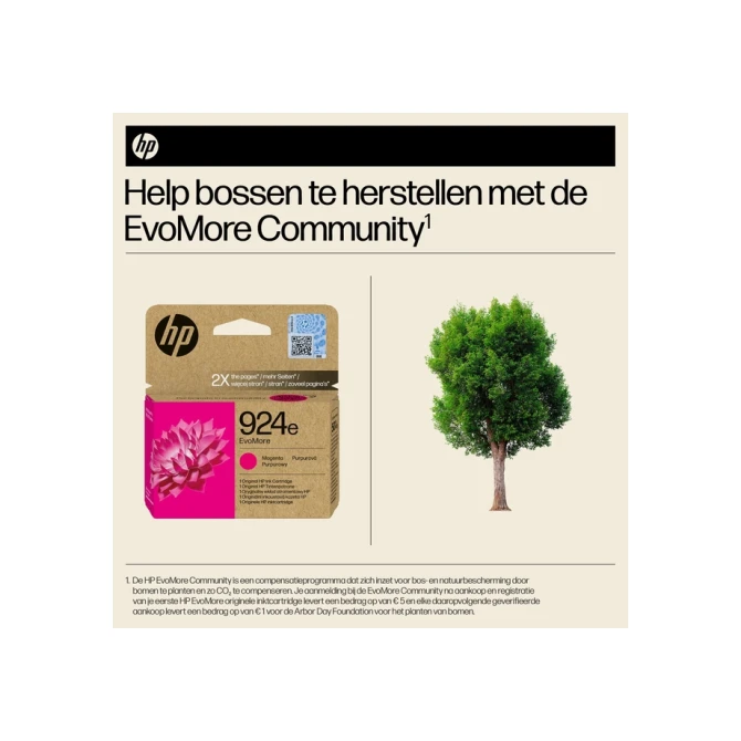 Inktcartridge HP 4K0U8NE 924E Evomore rood