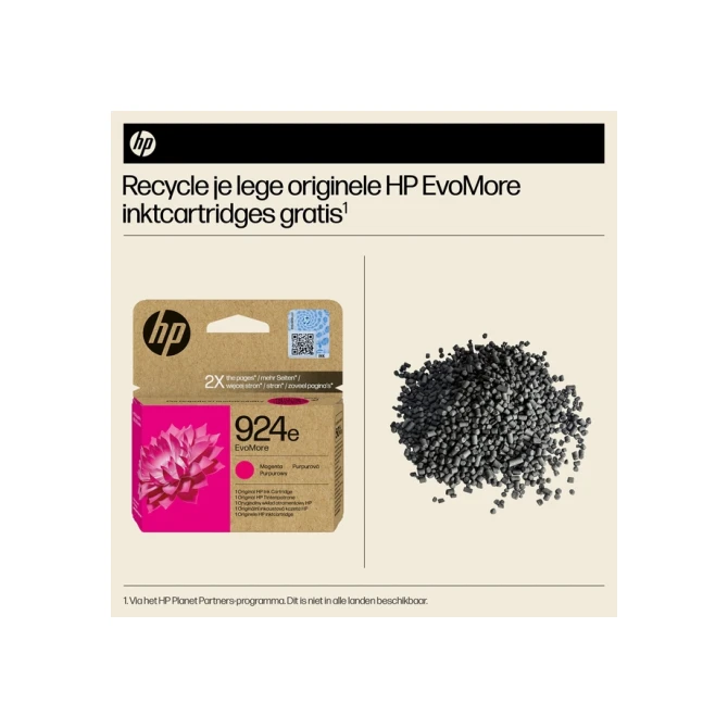 Inktcartridge HP 4K0U8NE 924E Evomore rood