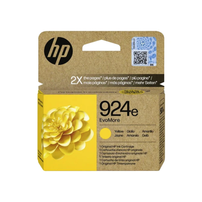 Inktcartridge HP 4K0U9NE 924E Evomore geel