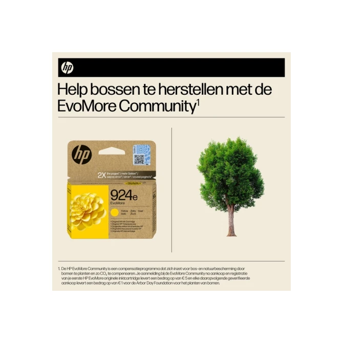 Inktcartridge HP 4K0U9NE 924E Evomore geel