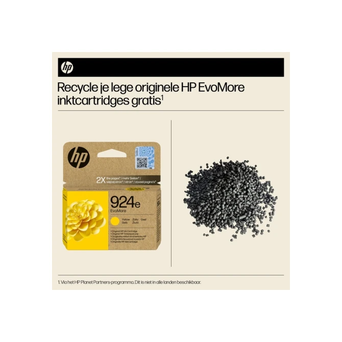 Inktcartridge HP 4K0U9NE 924E Evomore geel