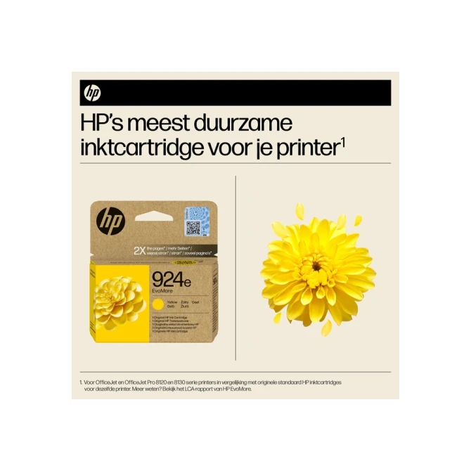 Inktcartridge HP 4K0U9NE 924E Evomore geel