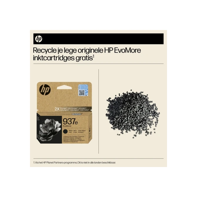 Inktcartridge HP 4S6W9NE 937E Evomore zwart