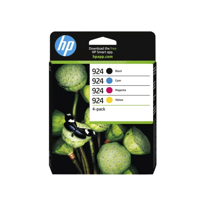 Inktcartridge HP 6C3Z1NE 924 zwart + 3 kleuren
