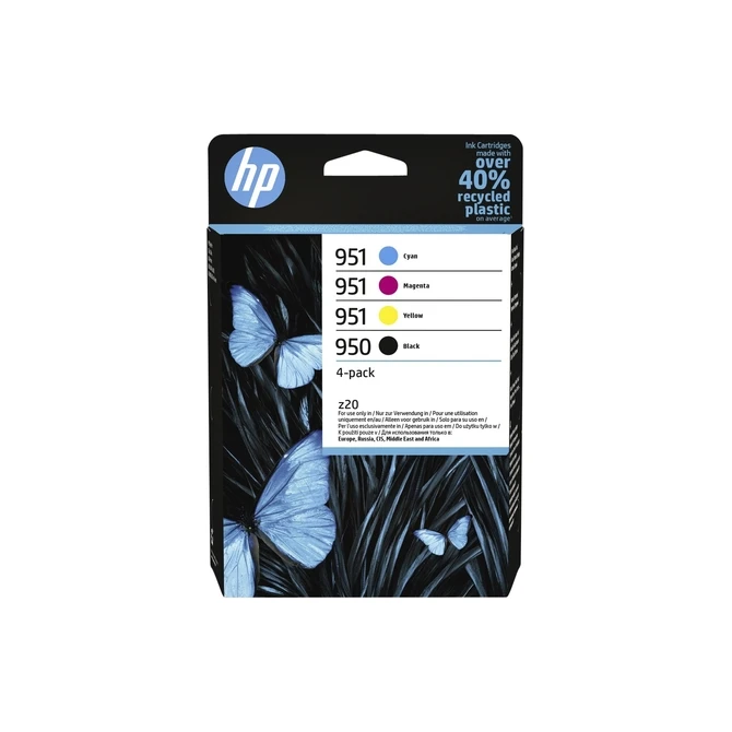 Inktcartridge HP 6ZC65AE 950/951 zwart + 3 kleuren