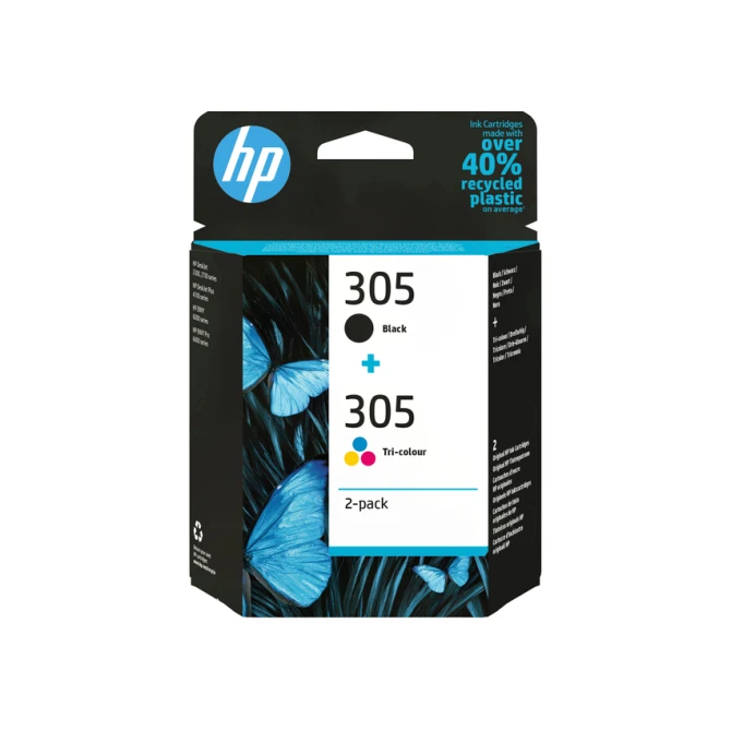 Inktcartridge HP 6ZD17AE 305 zwart + 3 kleuren