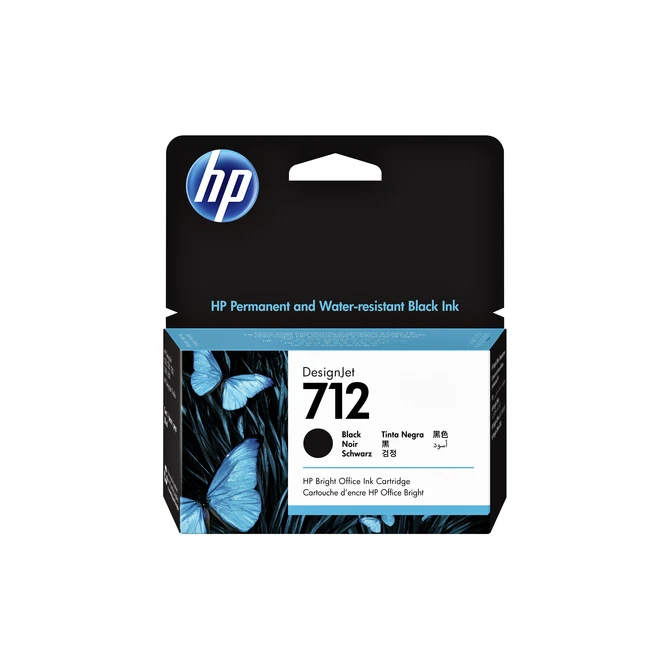 Inktcartridge HP 712 3ED70A zwart