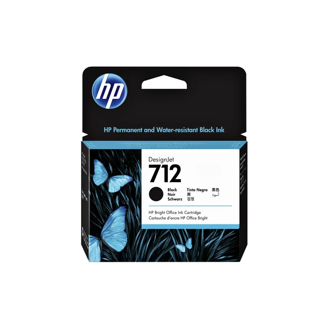 Inktcartridge HP 712 3ED71A zwart